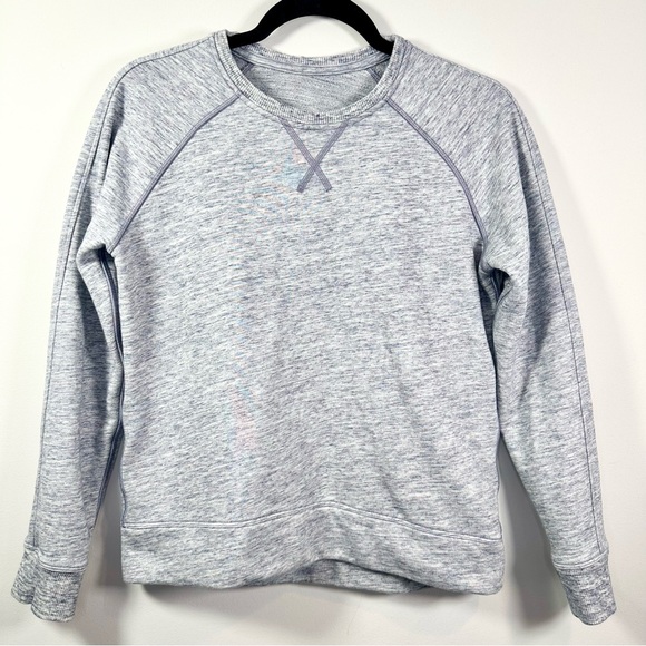 Lululemon Just Pleat It Crew, Heathered Speckled True Navy - Picture 5 of 16